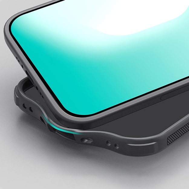 Super Frosted Shield Pro Magnetic Case IP17 Air Transparent black 10