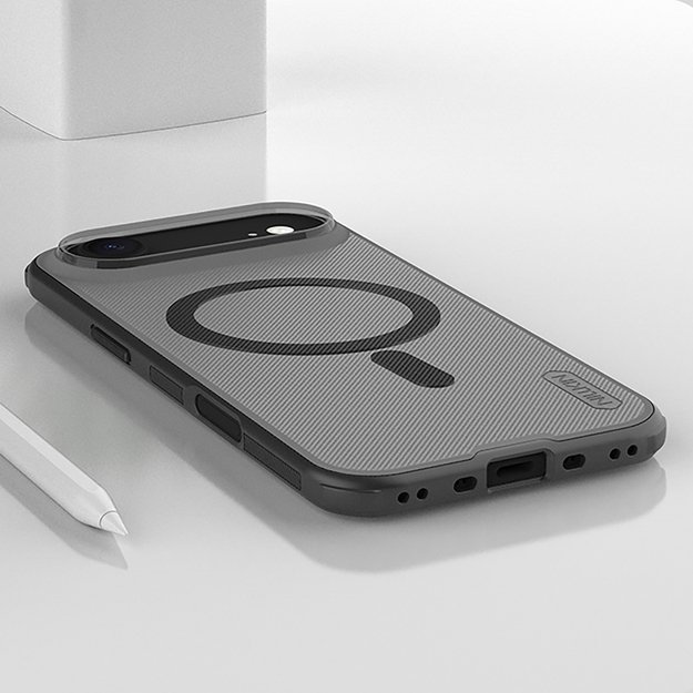 Super Frosted Shield Pro Magnetic Case IP17 Air Transparent black 13