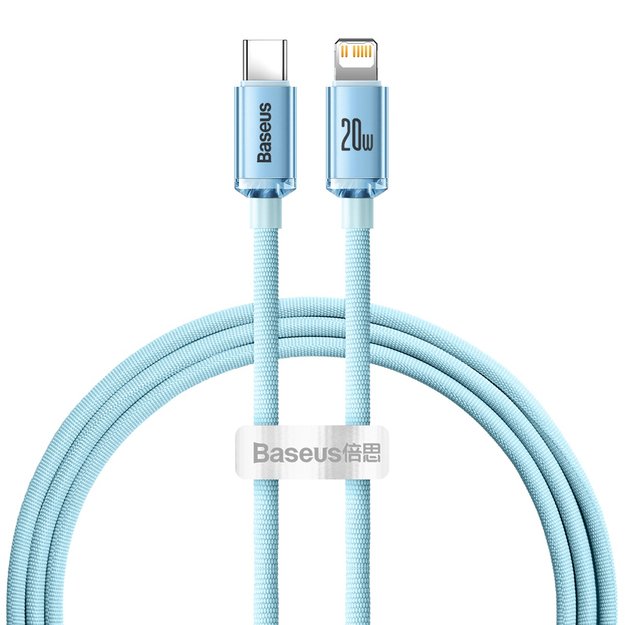 Baseus CAJY001303 Lightning - USB-C PD cable 20W 480Mb/s 1.2m - blue
