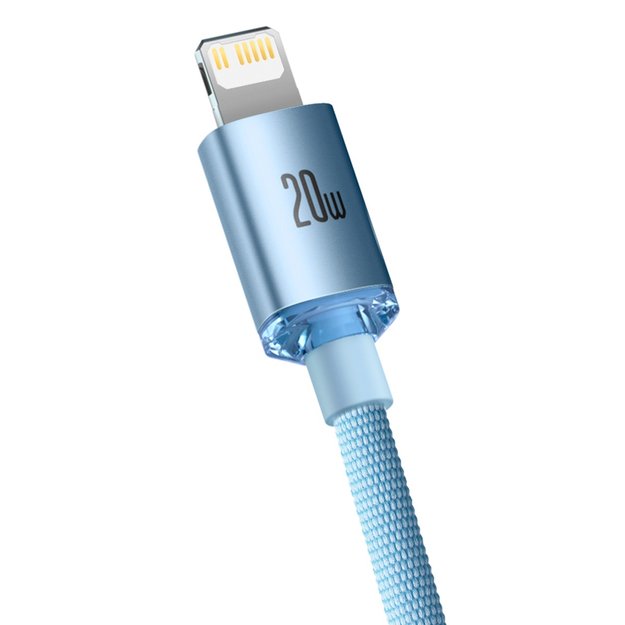 Baseus CAJY001303 Lightning - USB-C PD cable 20W 480Mb/s 1.2m - blue 2