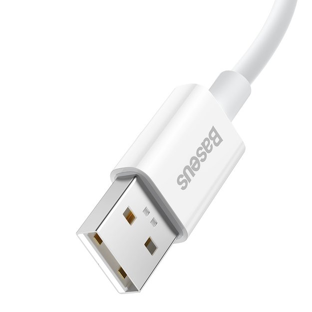 Baseus Superior Series SUPERVOOC USB-A to USB-C 65W 1m cable white 2