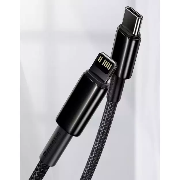 Baseus CATLWJ-01 Lightning - USB-C PD cable 20W 480Mb/s 1m - black 11