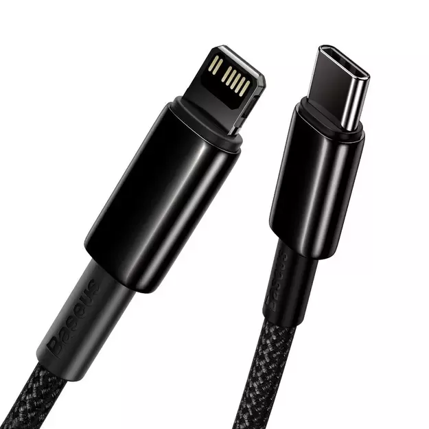 Baseus CATLWJ-01 Lightning - USB-C PD cable 20W 480Mb/s 1m - black 3