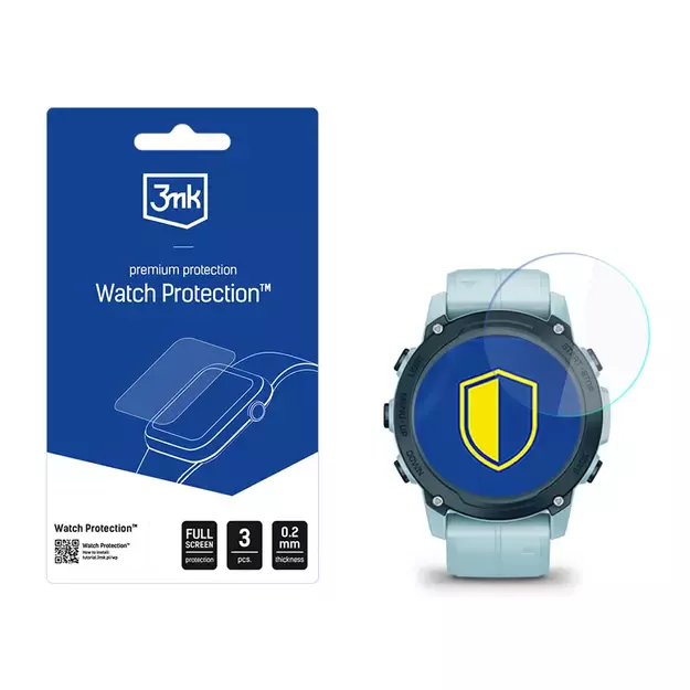 Smartwatch Screen Protector Glass 3mk Watch Protection FlexibleGlass for Garmin Descent G1 / G1 Solar