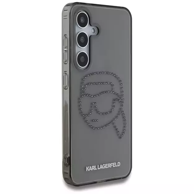 Case Karl Lagerfeld Rhinestones Karl Head Logo Samsung Galaxy S25 black 10