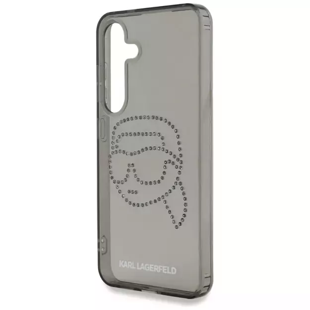 Case Karl Lagerfeld Rhinestones Karl Head Logo Samsung Galaxy S25 black 12