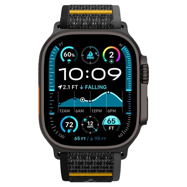 Spigen Athlex Air Strap for Apple Watch 44 / 45 / 46 / 49 mm - Black 1