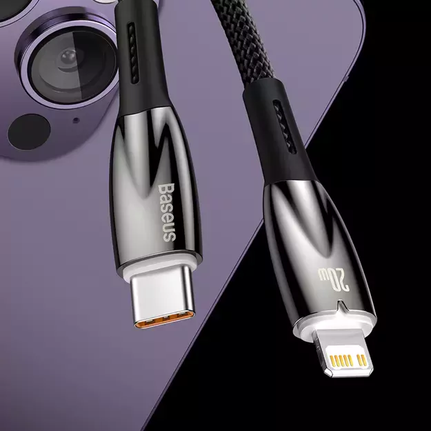 Baseus CADH000101 Lightning - USB-C PD cable 20W 480Mb/s 2m - black 10