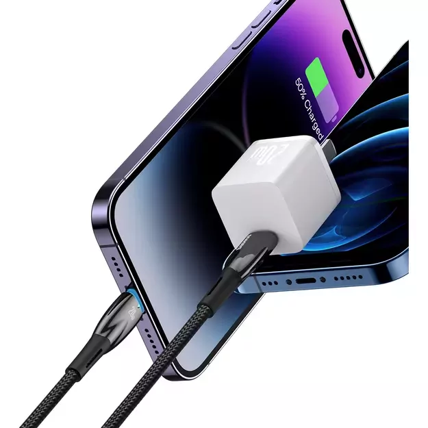 Baseus CADH000101 Lightning - USB-C PD cable 20W 480Mb/s 2m - black 7