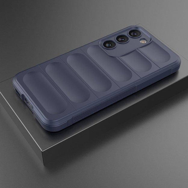 Magic Shield Case for Samsung Galaxy S23+ flexible armored cover blue 36