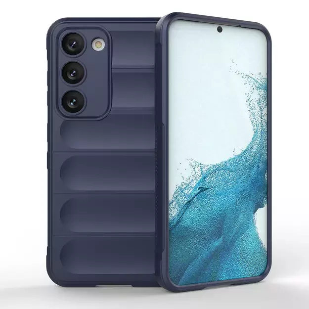Magic Shield Case for Samsung Galaxy S23+ flexible armored cover blue 29