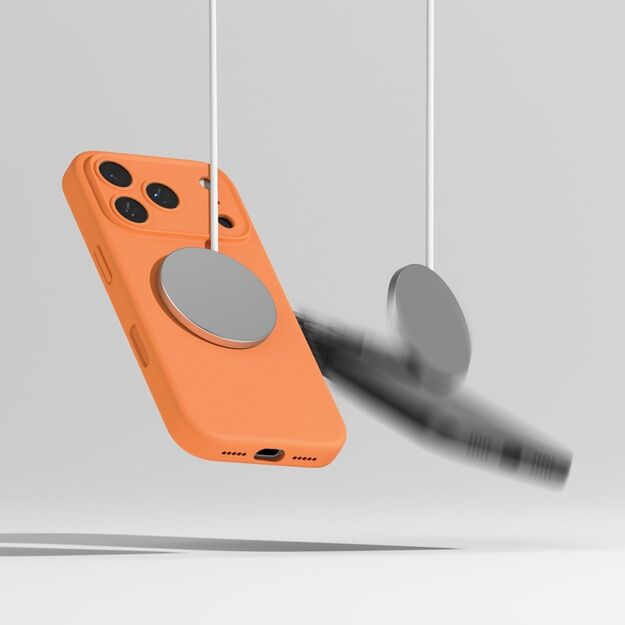 Ringke Silicone Magnetic MagSafe Case for iPhone 17 Pro - Orange 7