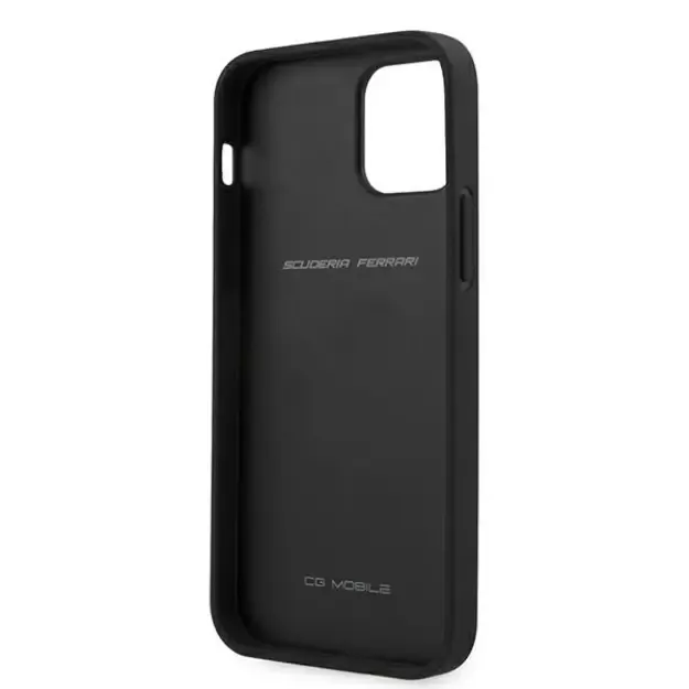 Ferrari FESPEHCP12LBK iPhone 12 Pro Max 6.7&quot  black/black hardcase On Track Perforated 18