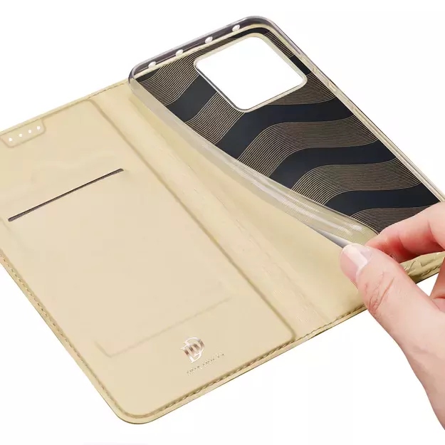 Dux Ducis Skin Pro Case Xiaomi 13 Flip Card Wallet Gold Stand 19