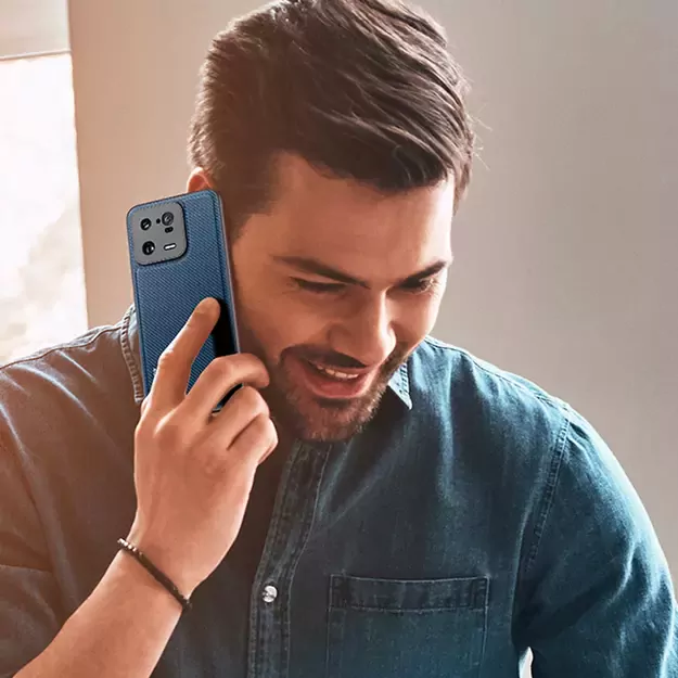 Dux Ducis Fino case for Xiaomi 13 Pro cover with silicone frame blue 2