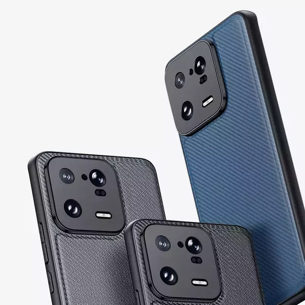 Dux Ducis Fino case for Xiaomi 13 Pro cover with silicone frame blue 1