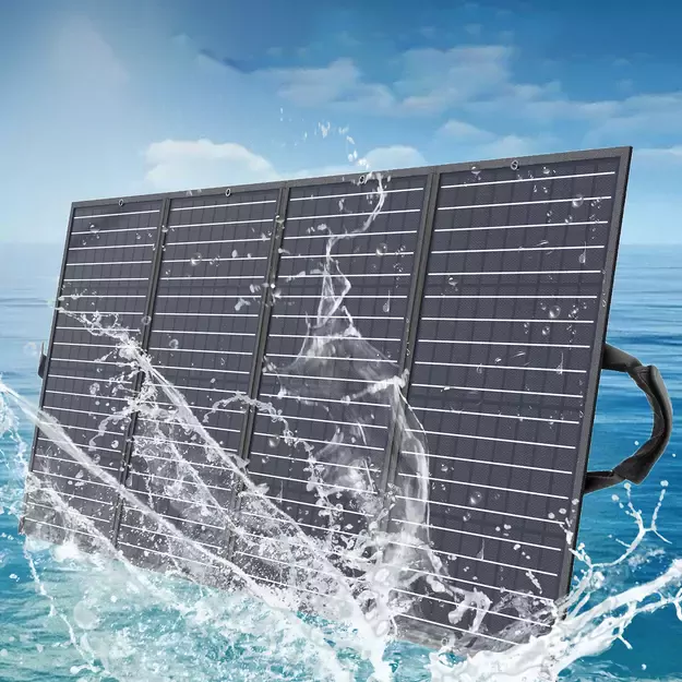 Choetech SC010 solar tourist charger, foldable, 160W - black 2