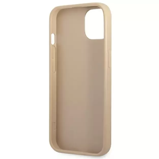 Guess GUHCP14MPSATLE iPhone 14 Plus 6.7  beige/beige hardcase SaffianoTriangle Logo 5