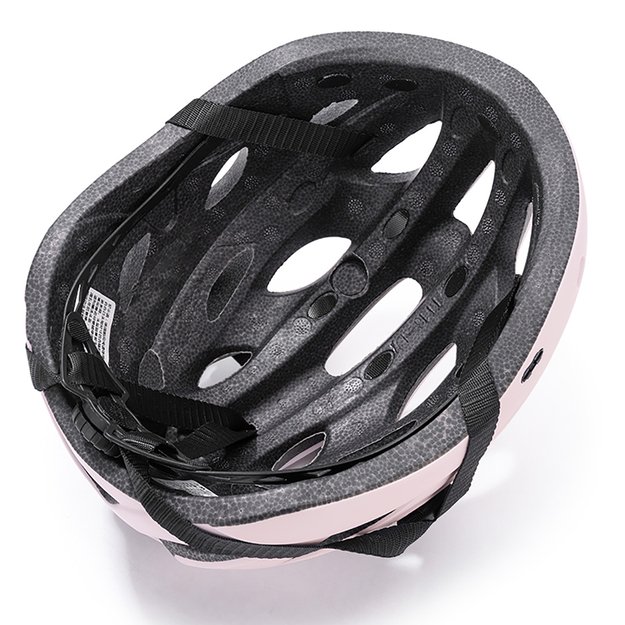 Rockbros Bike Helmet with Visor, Detachable UV Goggles, Detachable Visor, Unisex - Pink 3