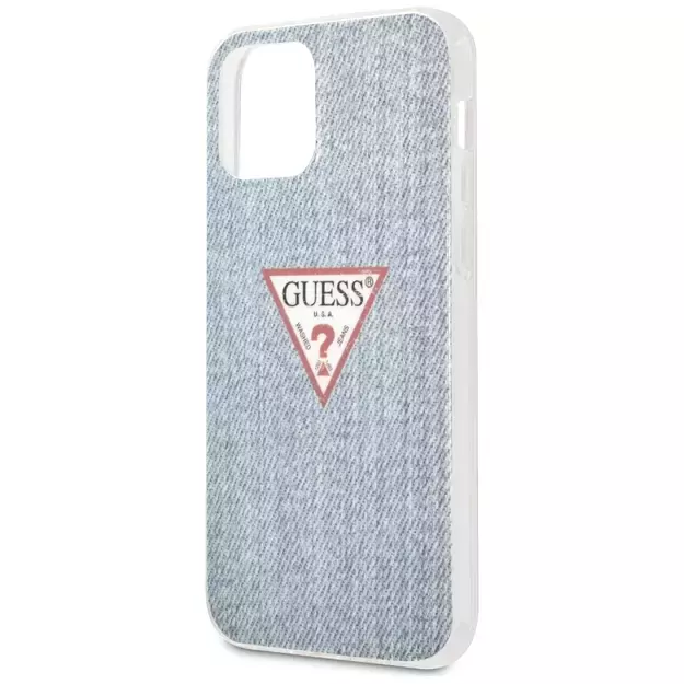 Guess GUHCP12LPCUJULLB iPhone 12 Pro Max 6.7&quot  blue/light blue hardcase Jeans Collection 5