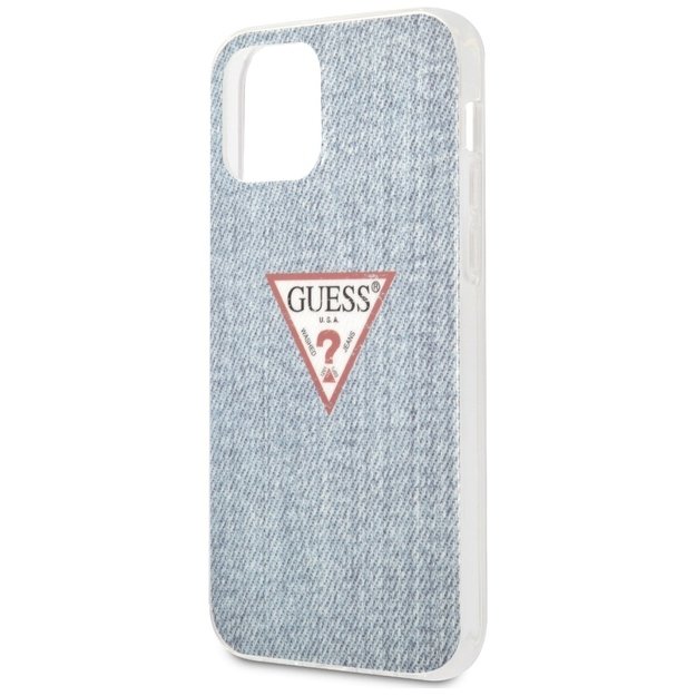 Guess GUHCP12LPCUJULLB iPhone 12 Pro Max 6.7&quot  blue/light blue hardcase Jeans Collection 5