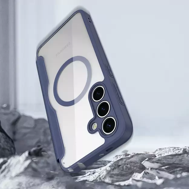 Dux Ducis Skin X Pro case for Samsung Galaxy S25+ with MagSafe and wallet - blue 2