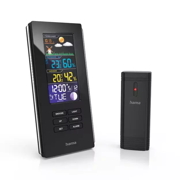 Hama Color Edge Weather Station - Black 1