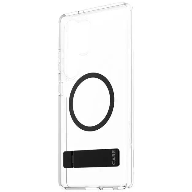 CARE by PanzerGlass Feature Black Kickstand &amp  QI Case for Samsung Galaxy S25 Ultra - Transparent 5