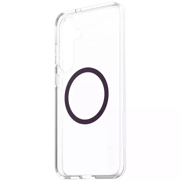 CARE by PanzerGlass Flagship Urban Combat Purple QI Case for Samsung Galaxy S25+ - Transparent 2