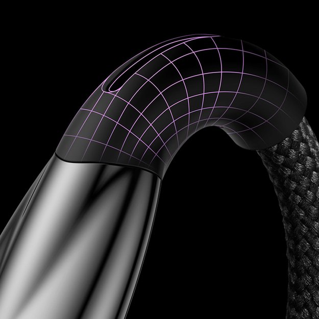 Baseus Glimmer Series cable USB-A - Lightning 480Mb/s 2.4A 2m black 18