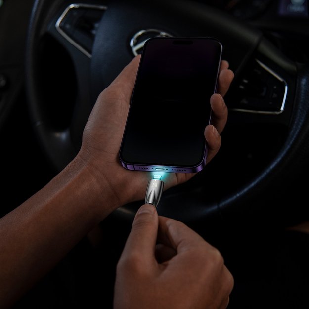 Baseus Glimmer Series cable USB-A - Lightning 480Mb/s 2.4A 2m black 8