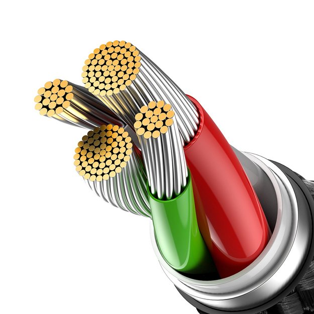 Baseus Glimmer Series cable USB-A - Lightning 480Mb/s 2.4A 2m black 5