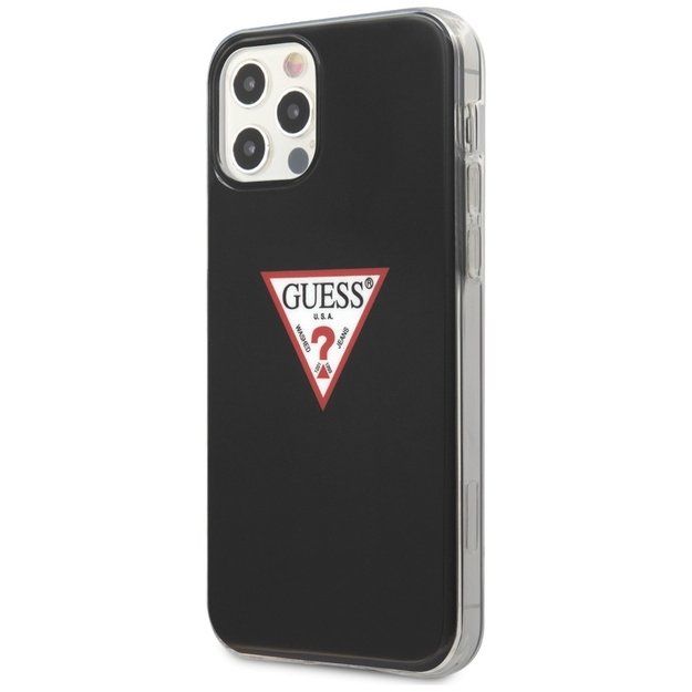 Guess GUHCP12MPCUCTLBK iPhone 12/12 Pro 6.1&quot  black/black hardcase Triangle Collection 8