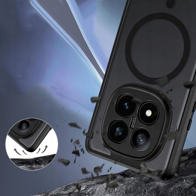 Tech-Protect MagMat MagSafe case for Xiaomi Redmi Note 14 Pro+ 5G - matte black 1