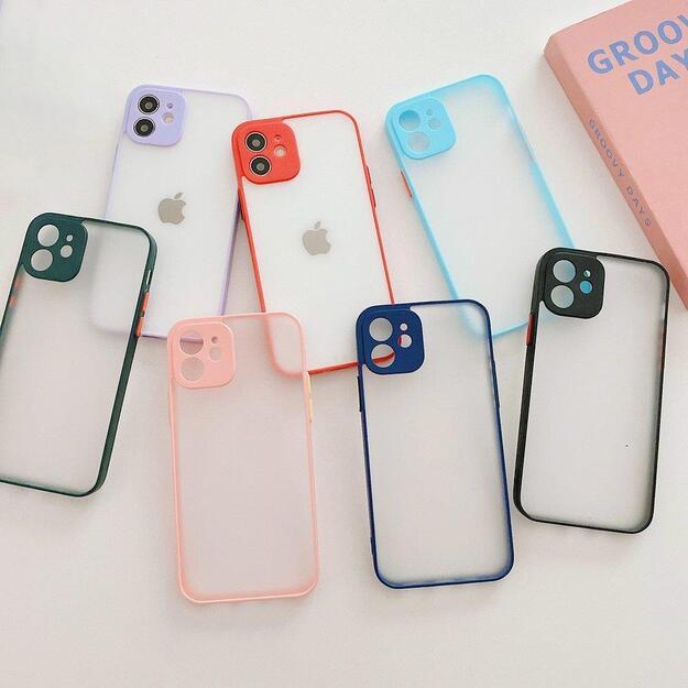 Milky Case silicone flexible translucent case for Samsung Galaxy A22 4G navy blue 8