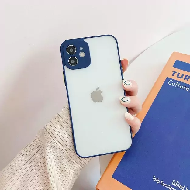 Milky Case silicone flexible translucent case for Samsung Galaxy A22 4G navy blue 13