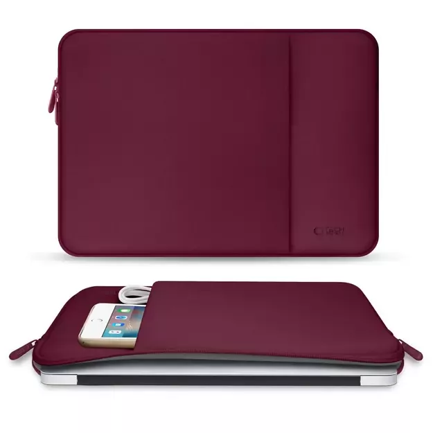 Tech-Protect Neoprene Laptop Case 13&quot  - Burgundy 5