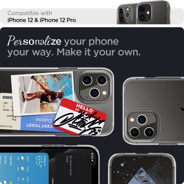 Spigen Ultra Hybrid Case for iPhone 12 / iPhone 12 Pro - Clear 17