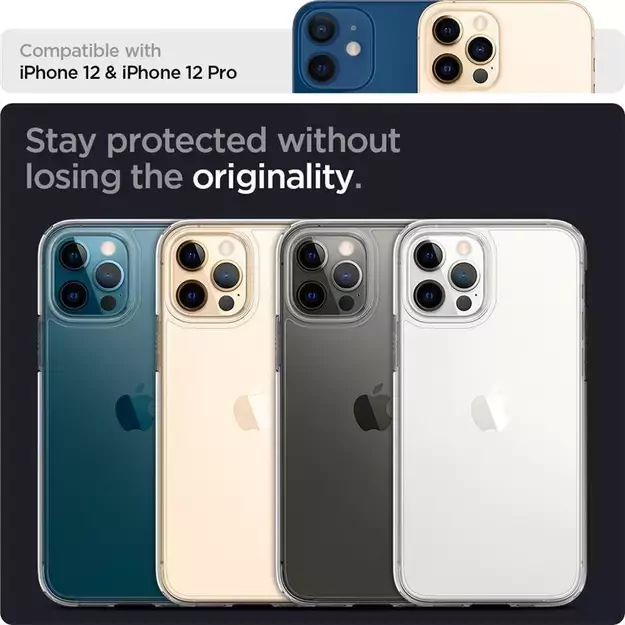 Spigen Ultra Hybrid Case for iPhone 12 / iPhone 12 Pro - Clear 41