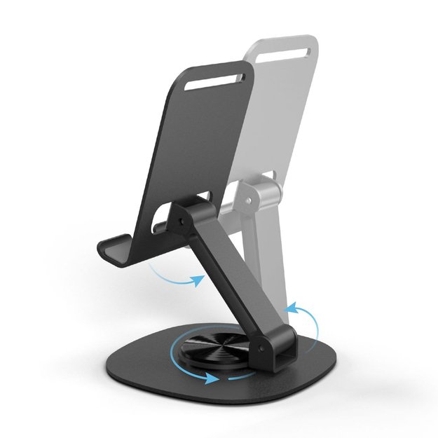Puro Tilt Pro Aluminum Phone/Tablet Stand - Dark Gray 2