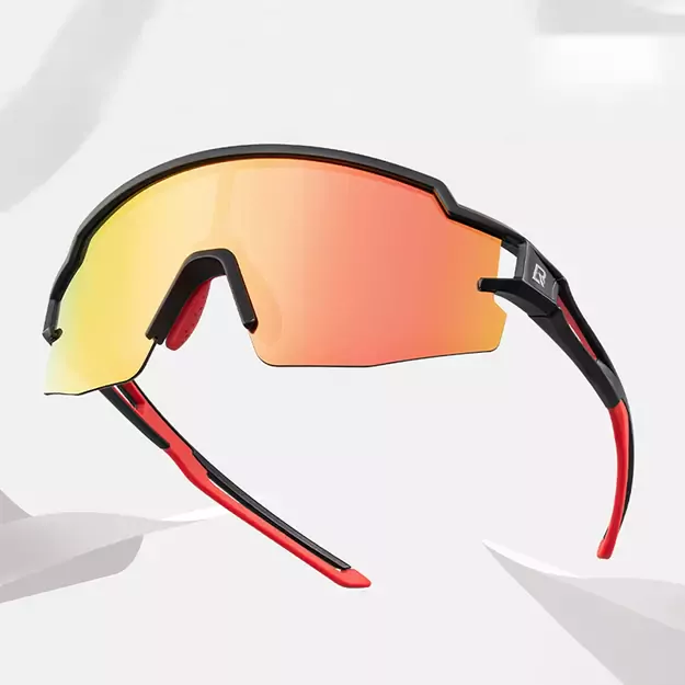 Rockbros Kids Cycling Glasses, Polarized, UV Protection, Black 12