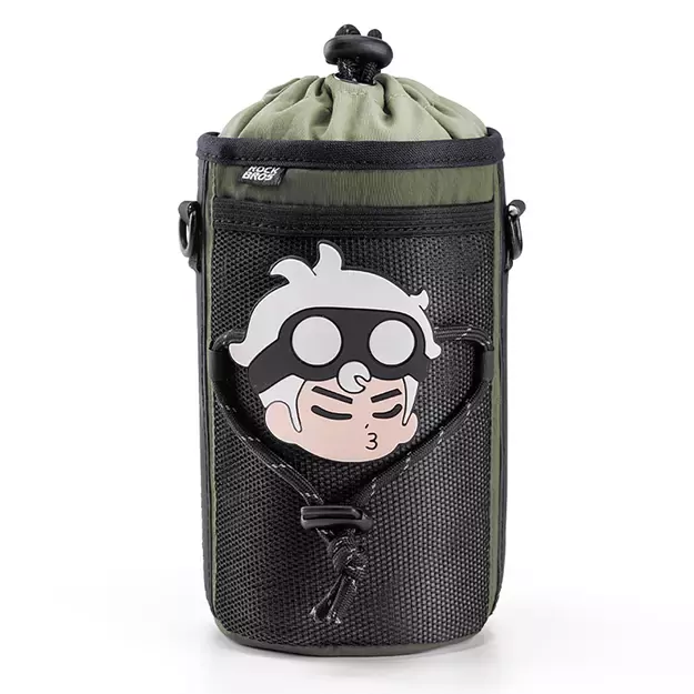 Rockbros Travel Bottle Bag with Shoulder Strap 1l - Green