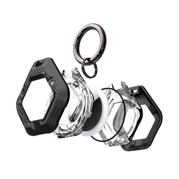 Tech-Protect Defense Case for Apple AirTag 1/2 - Black 3