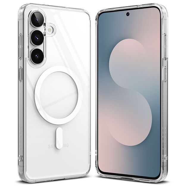 Ringke Fusion Magnetic MagSafe Case for Samsung Galaxy S25 FE - Clear 1