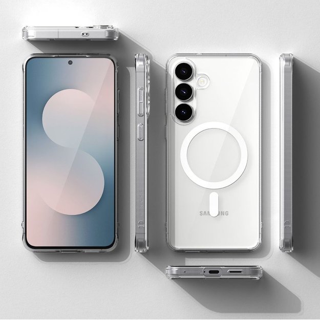 Ringke Fusion Magnetic MagSafe Case for Samsung Galaxy S25 FE - Clear 4