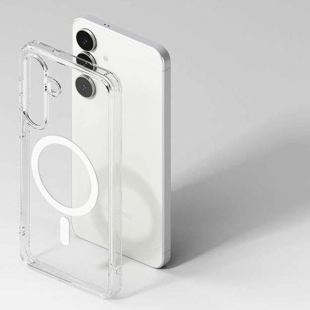 Ringke Fusion Magnetic MagSafe Case for Samsung Galaxy S25 FE - Clear 3