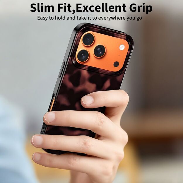 Tech-Protect Lamano MagSafe case for iPhone 17 Pro - black and red 4