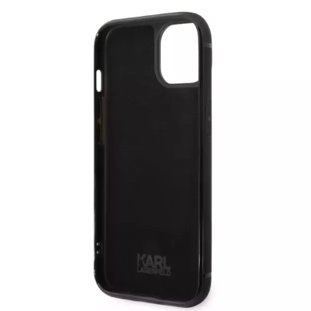 Karl Lagerfeld Signature Logo Cardslot case for iPhone 14 Plus - black 13