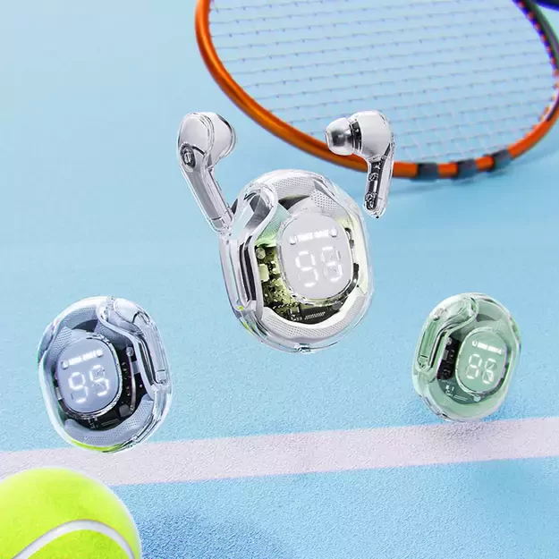 Acefast T8 TWS Bluetooth Wireless Headphones - White 9