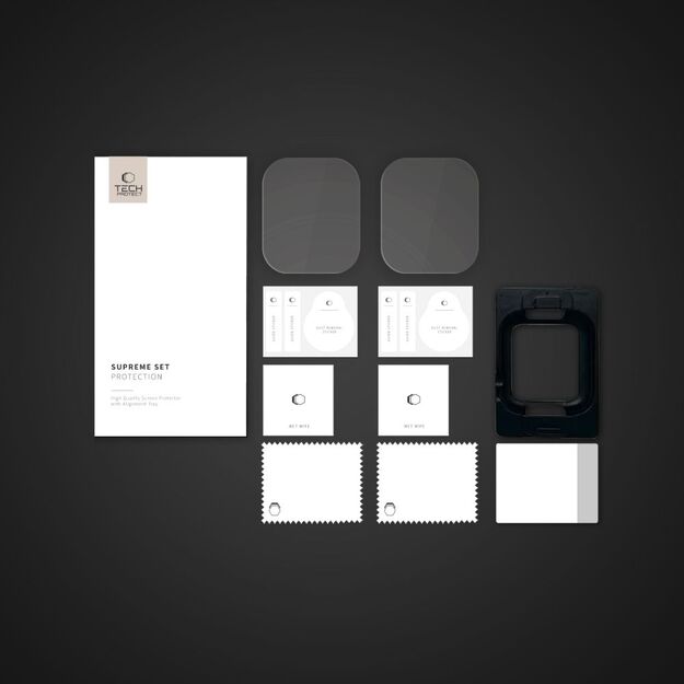 Tech-Protect Supreme Hydrogel Film Set 2-pack for Apple Watch 10 42 mm - transparent 4